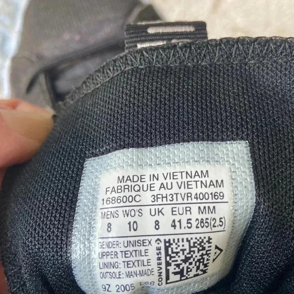 Converse Chuck Taylor All Star Crater High Black 2020. Men’s 8 Women’s 10 - Picture 5 of 7